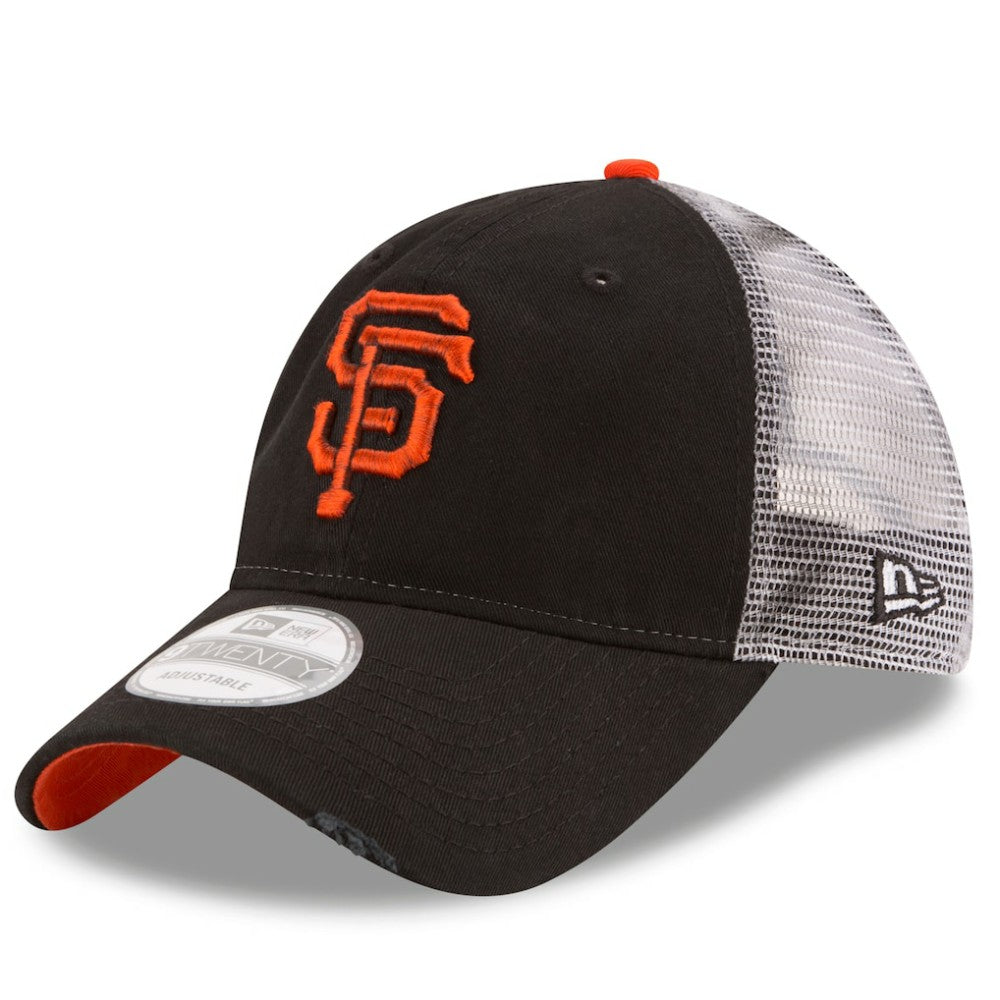 San Francisco Giants New Era Team Rustic 9TWENTY Trucker Adjustable Hat - MLB