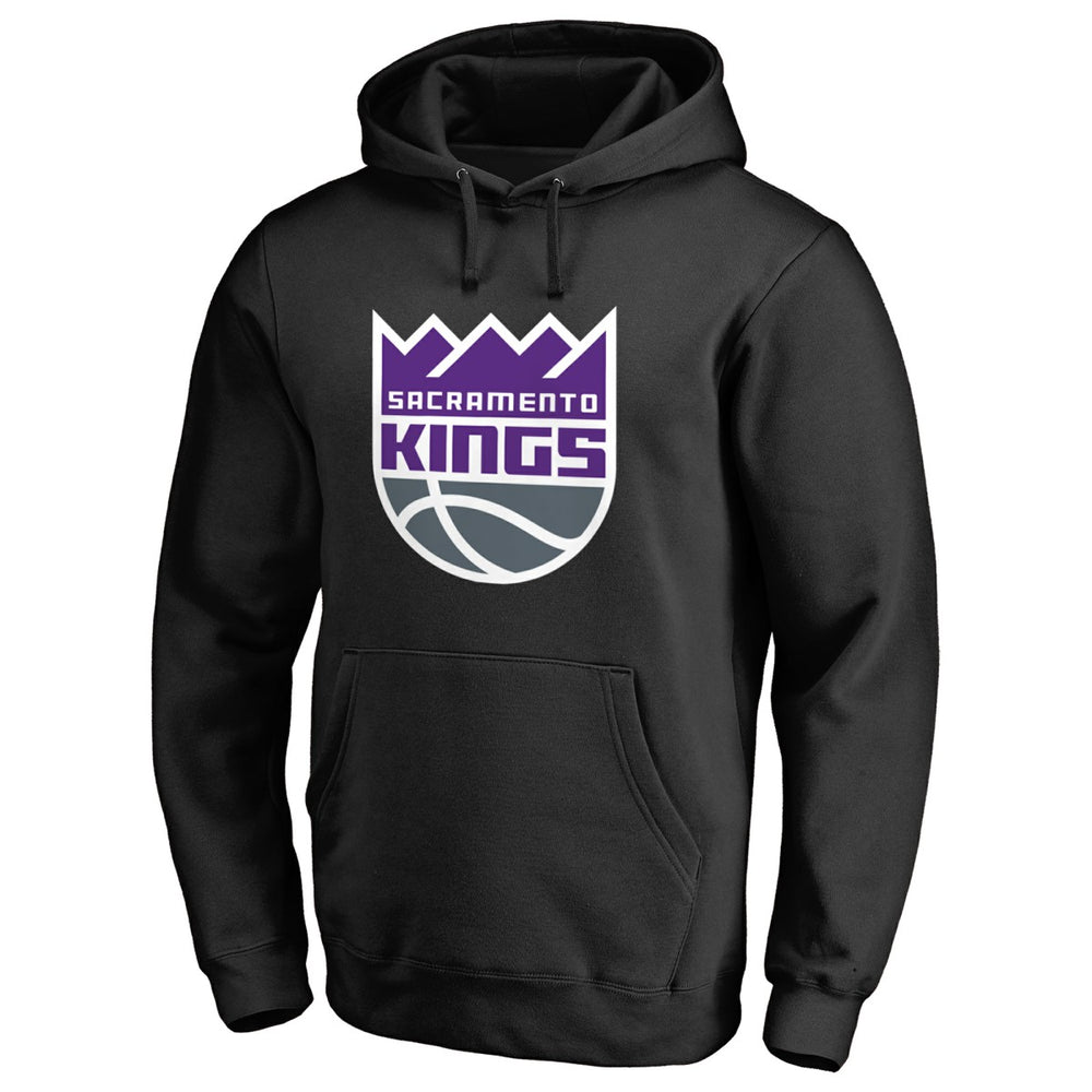 Sacramento Kings Primary Logo Pullover Hoodie Black - NBA