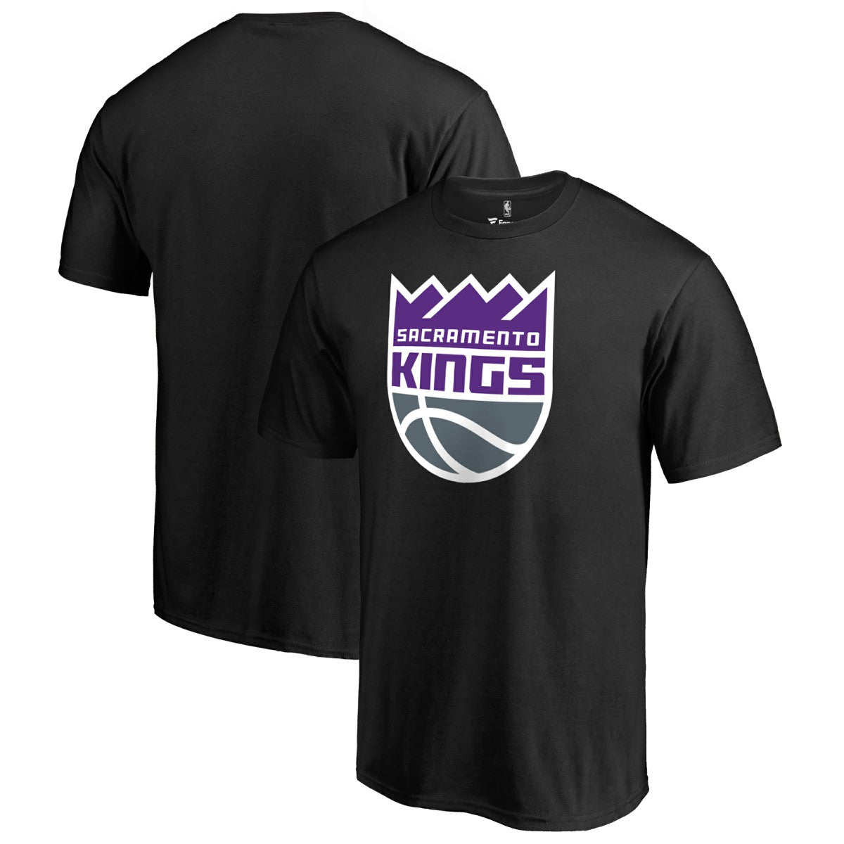 Sacramento Kings Primary Logo T-Shirt Black - NBA
