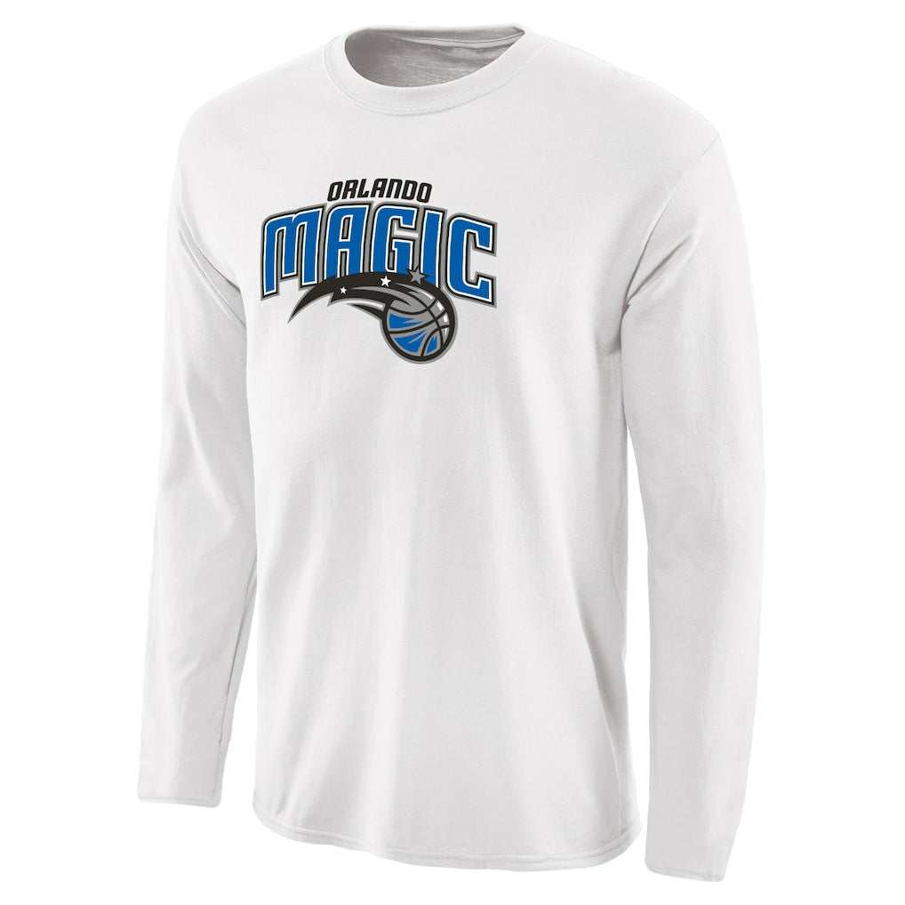 Orlando Magic Primary Logo Long Sleeve T-Shirt White - NBA