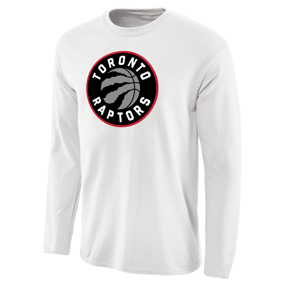 Toronto Raptors Primary Logo Long Sleeve T-Shirt White - NBA