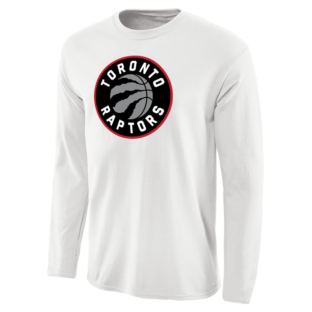 Toronto Raptors Primary Logo Long Sleeve T-Shirt White - NBA