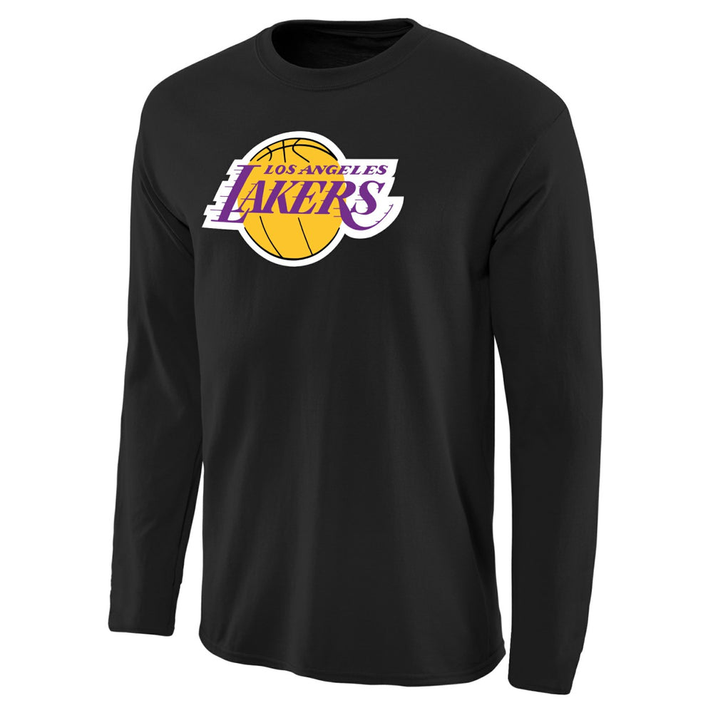 Los Angeles Lakers Primary Logo II Long Sleeve T-Shirt Black - NBA