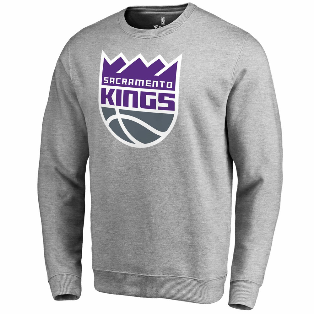 Sacramento Kings Primary Logo Sweatshirt Heathered Gray - NBA