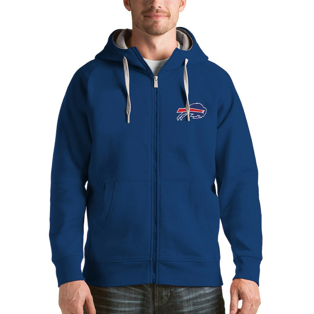 Buffalo Bills Antigua Victory Full-Zip Hoodie Royal | NFL