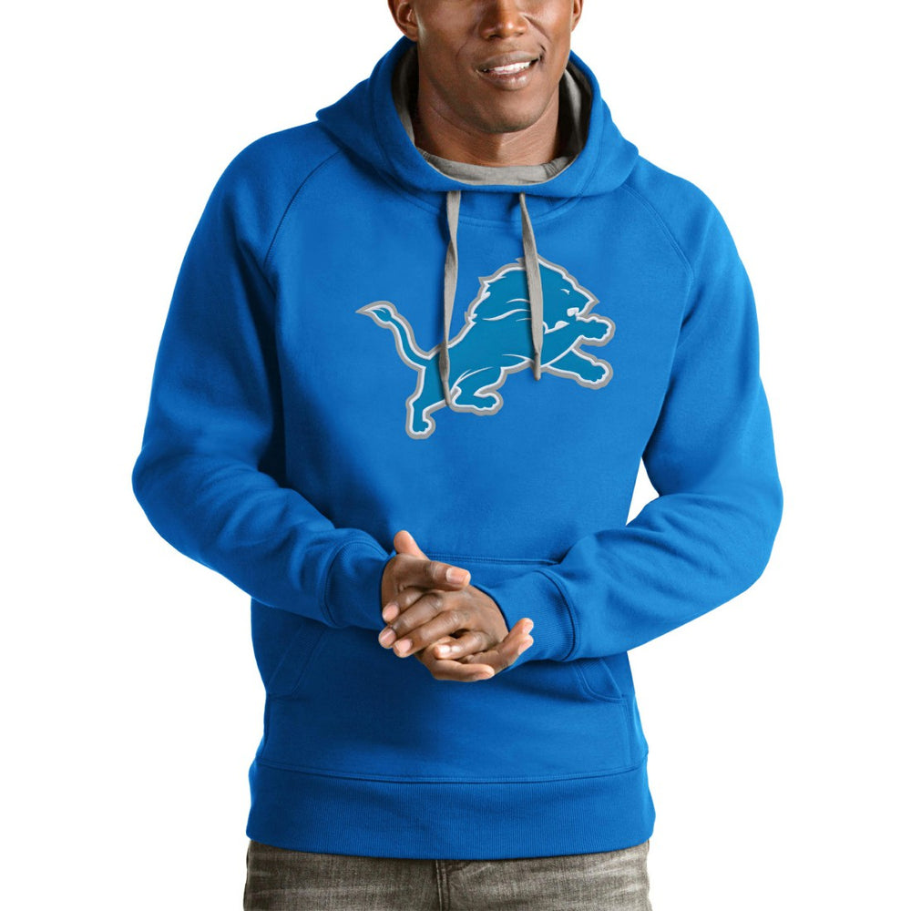 Detroit Lions Antigua Victory Pullover Hoodie Blue | NFL
