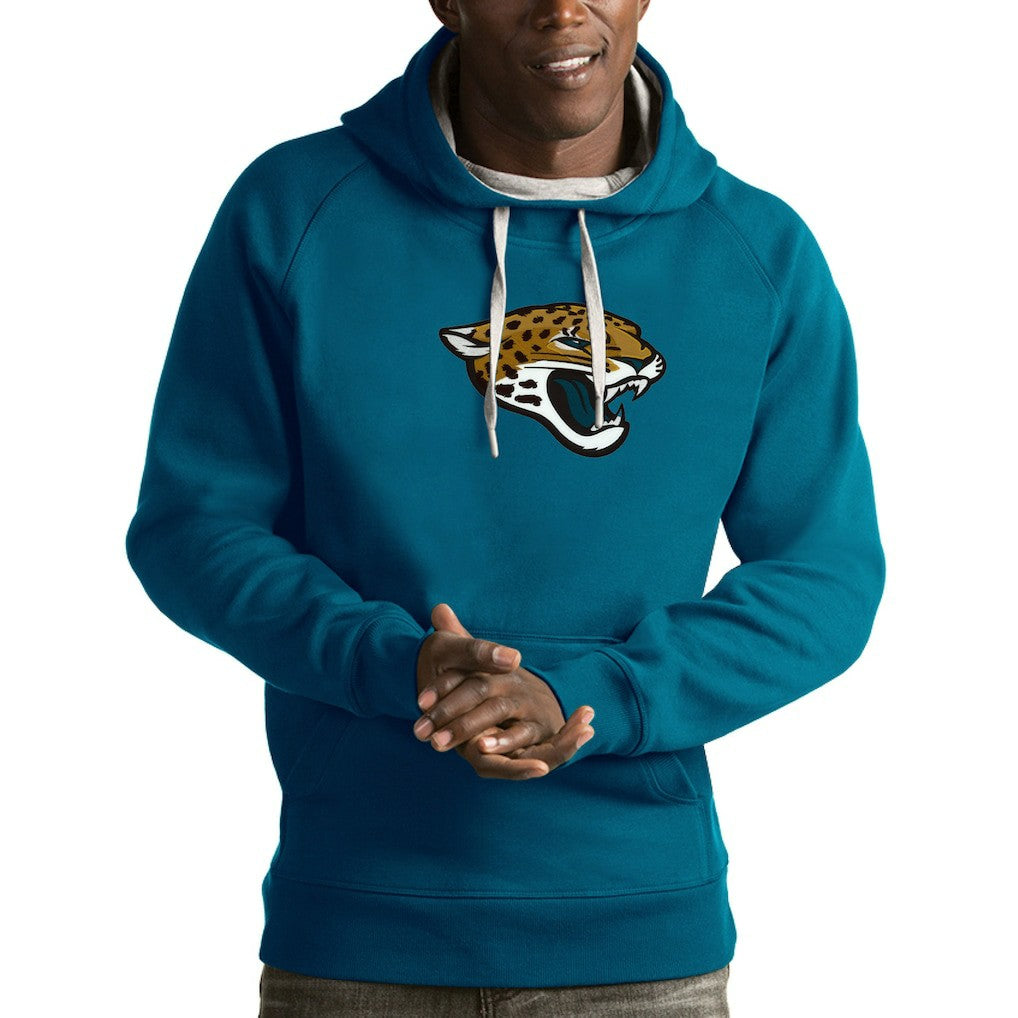 Jacksonville Jaguars Antigua Victory Pullover Hoodie Teal | NFL