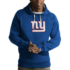 New York Giants Antigua Victory Pullover Hoodie Royal | NFL
