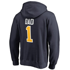 Indiana Pacers #1 Dad Pullover Hoodie Navy - NBA