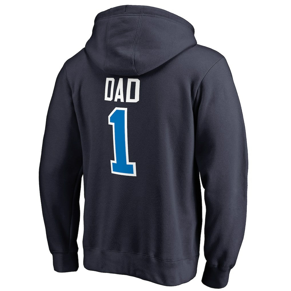 Oklahoma City Thunder #1 Dad Pullover Hoodie Navy - NBA