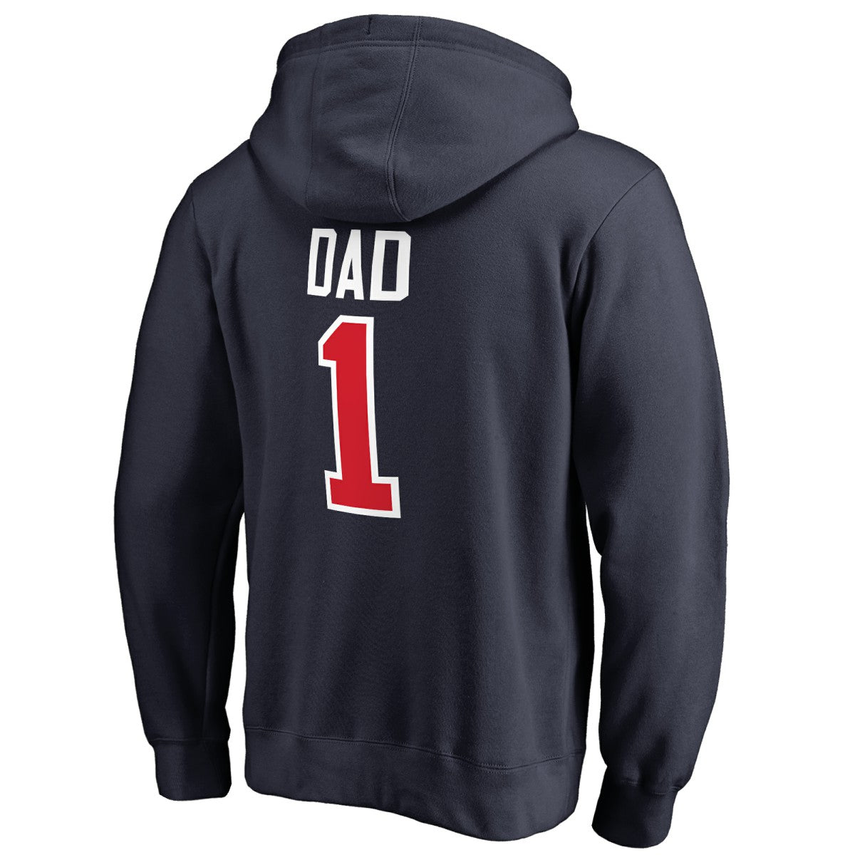 Washington Wizards #1 Dad Pullover Hoodie Navy - NBA
