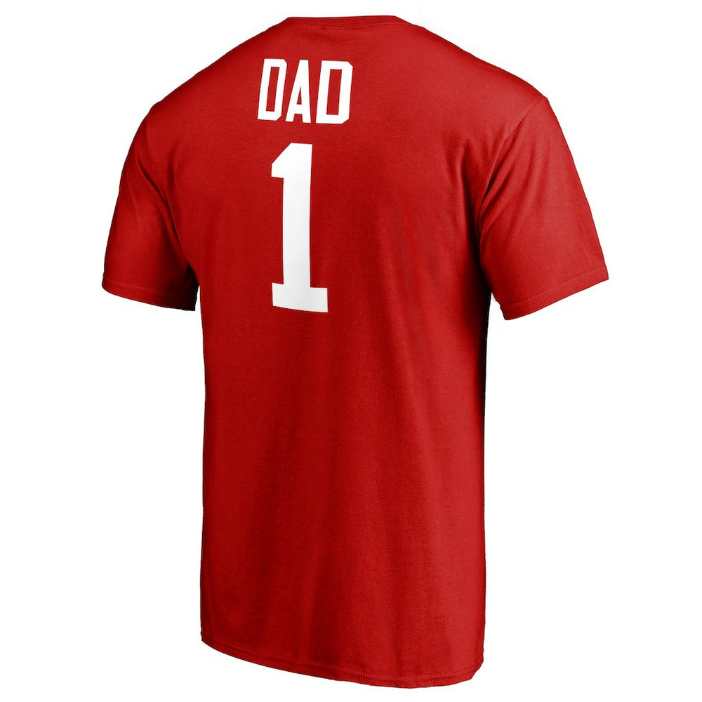 Atlanta Hawks #1 Dad T-Shirt Red - NBA