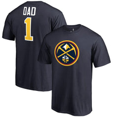 Denver Nuggets #1 Dad T-Shirt Navy - NBA