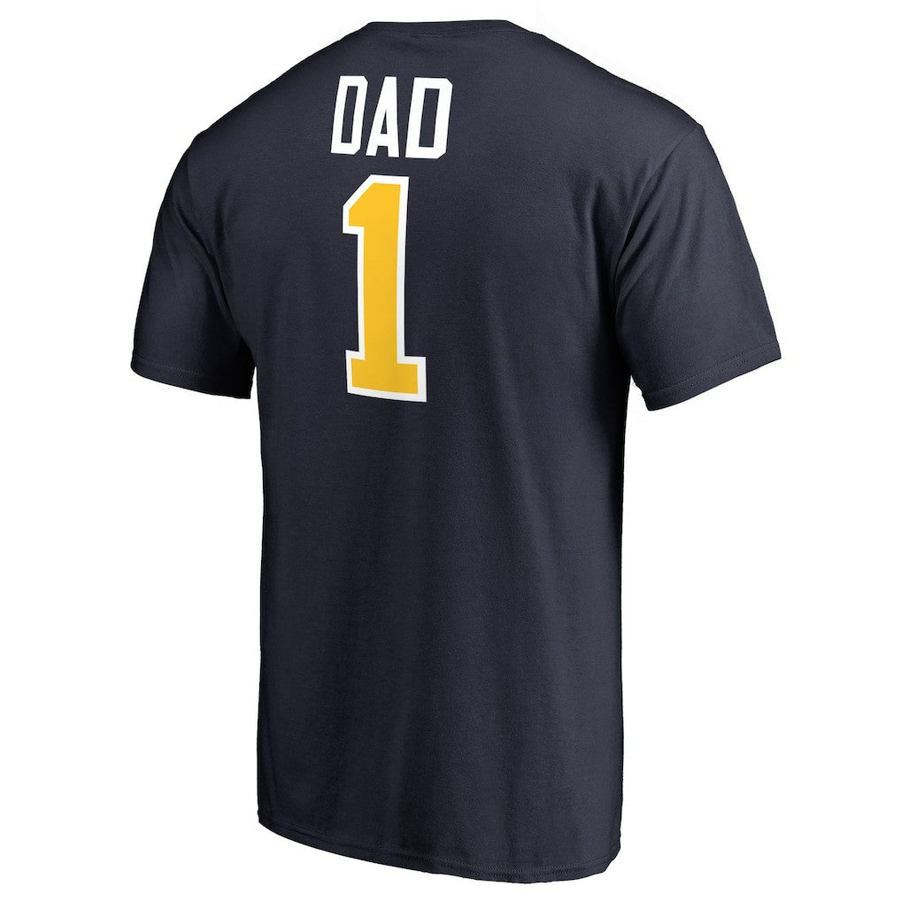 Denver Nuggets #1 Dad T-Shirt Navy - NBA