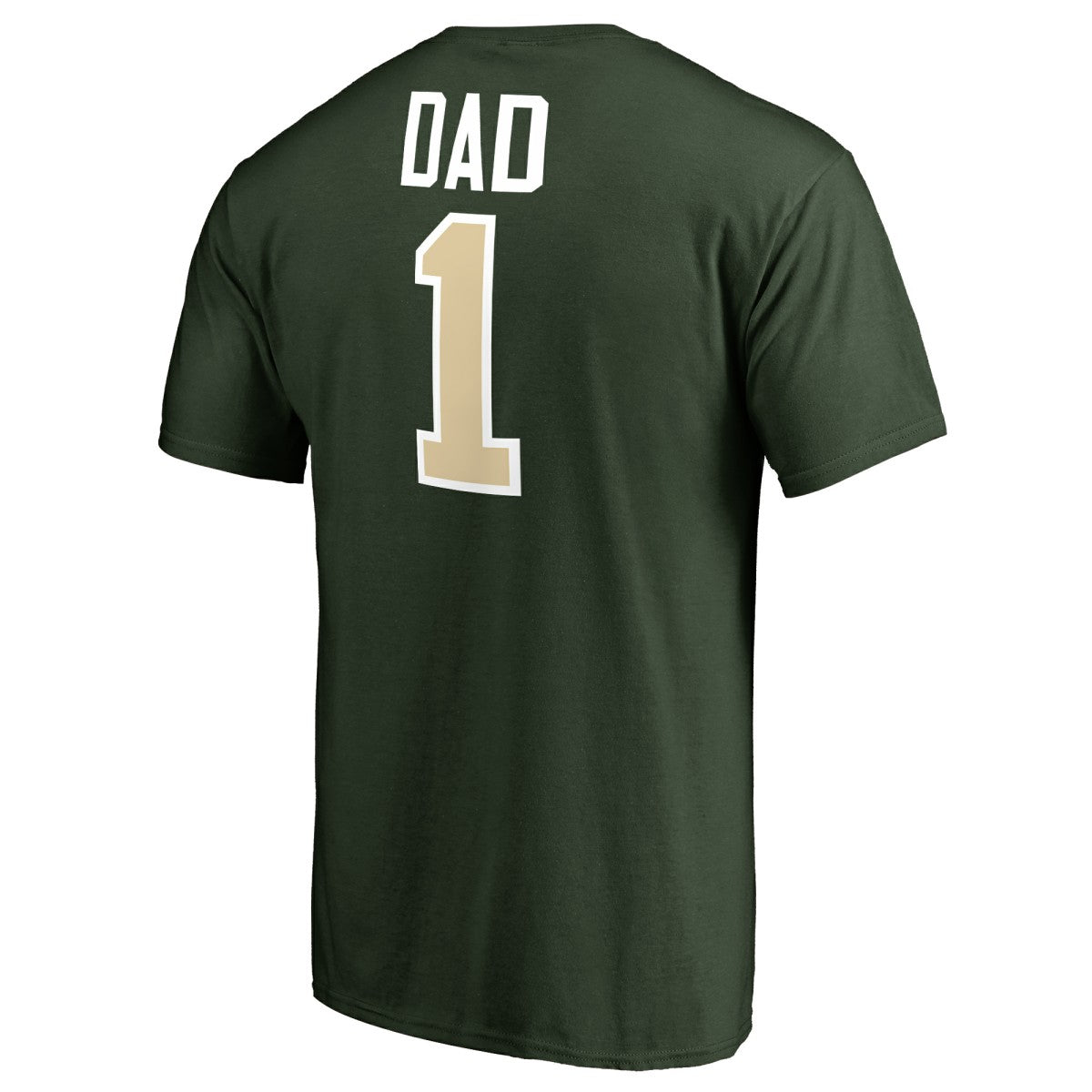 Milwaukee Bucks #1 Dad T-Shirt Green - NBA