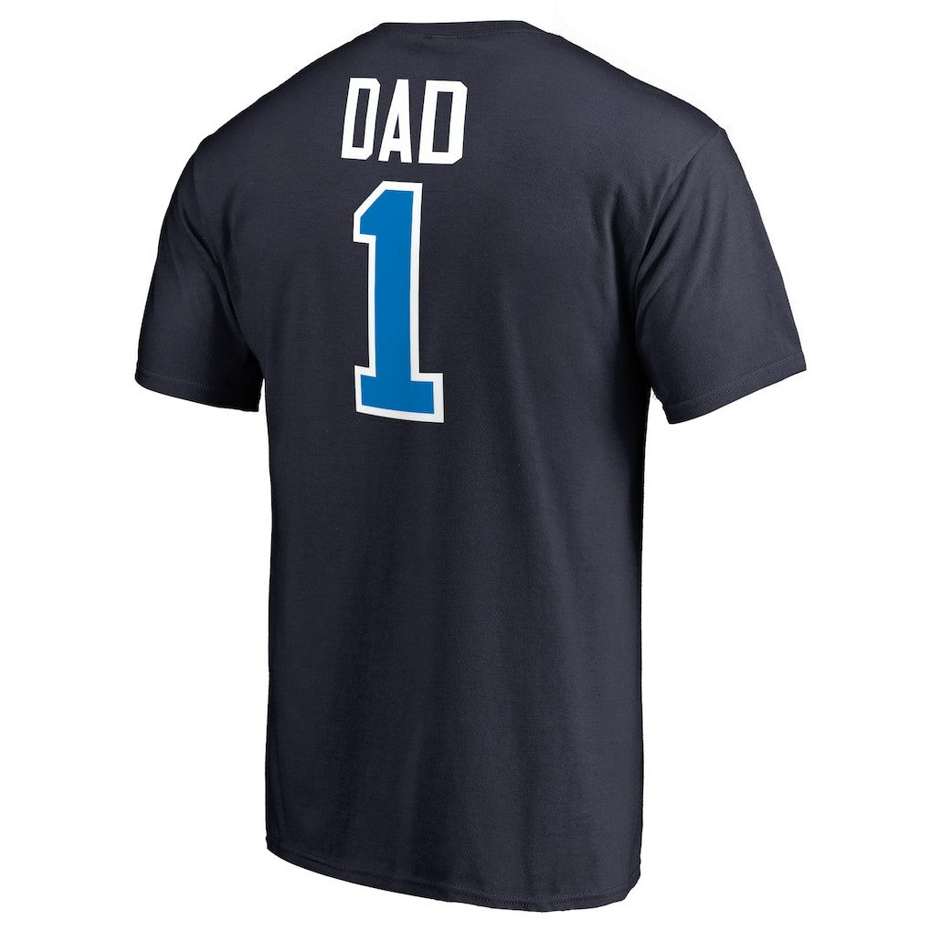 Oklahoma City Thunder #1 Dad T-Shirt Navy - NBA