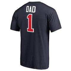 Washington Wizards #1 Dad T-Shirt Navy - NBA
