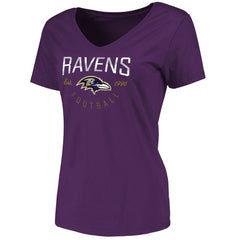 Baltimore Ravens Women's Live For It T-Shirt Purple | NFL