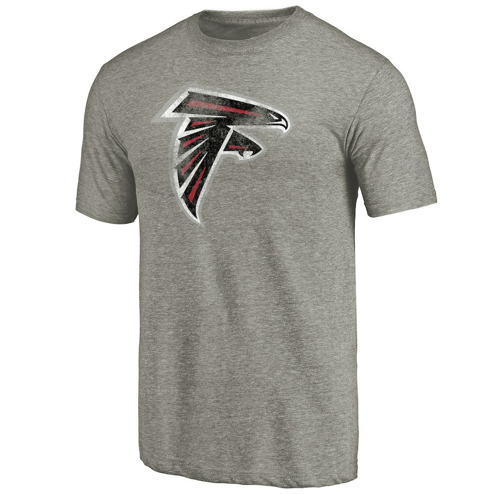 Atlanta Falcons Distressed Team T-Shirt Ash | NFL