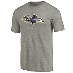 Baltimore Ravens Distressed Team T-Shirt Ash | NFL
