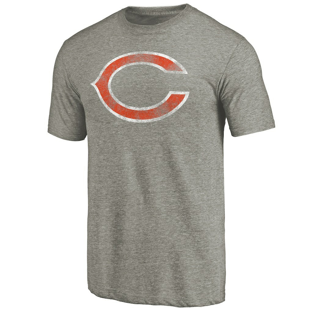 Chicago Bears Distressed Team T-Shirt Ash | NFL