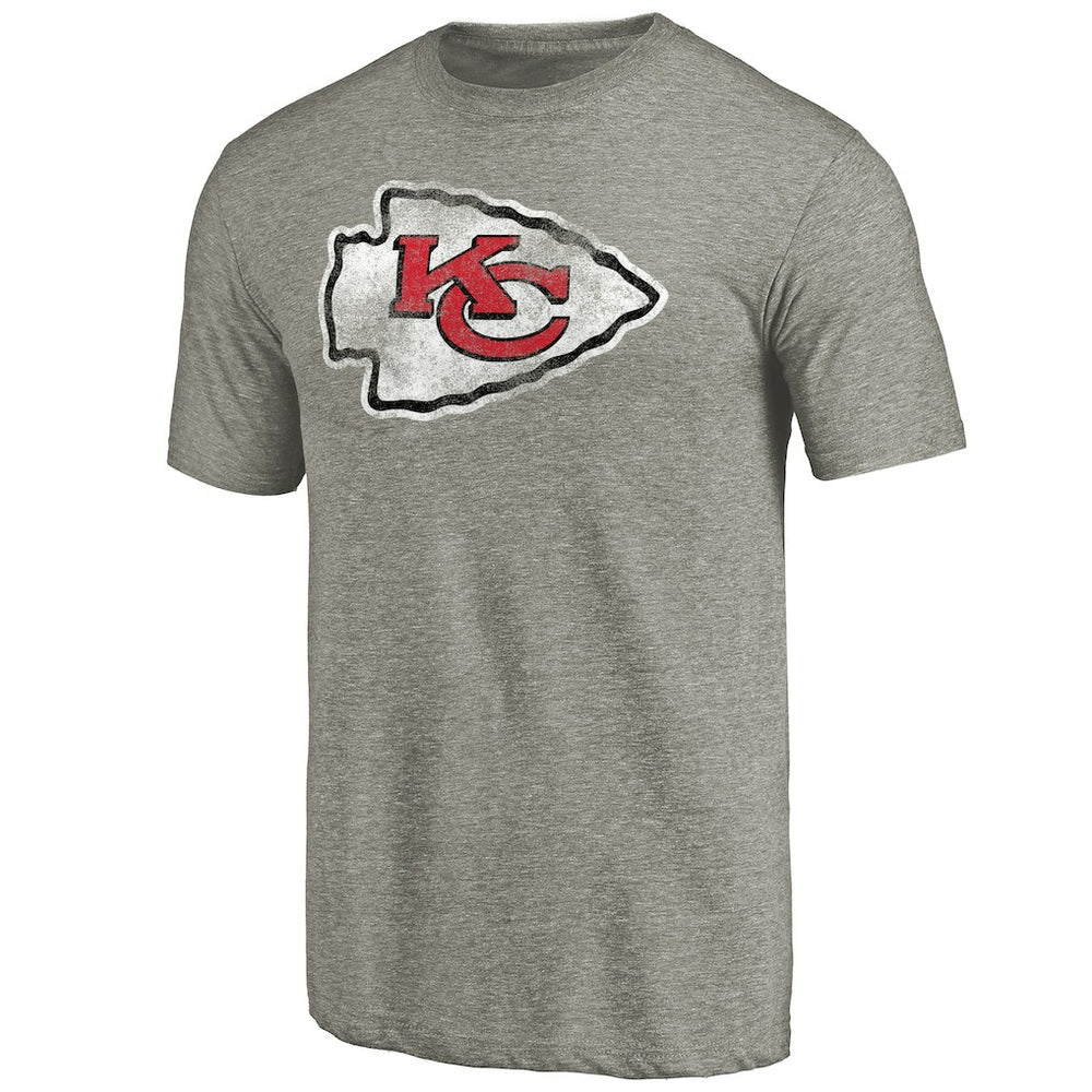 Kansas City Chiefs Distressed Team T-Shirt Ash | NFL