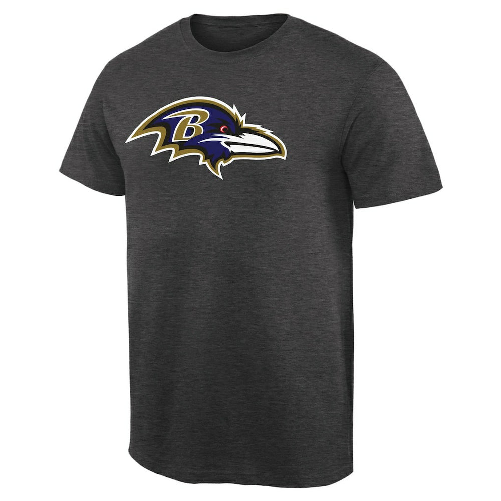Baltimore Ravens Rally Logo T-Shirt Heathered Gray | NFL