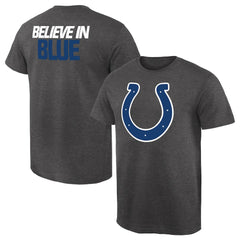 Indianapolis Colts Rally Logo T-Shirt Heathered Gray | NFL