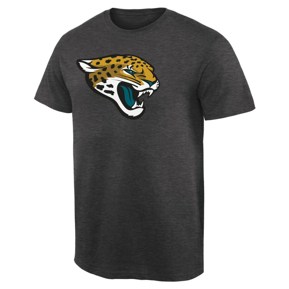 Jacksonville Jaguars Rally Logo T-Shirt Heathered Gray | NFL