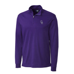 Colorado Rockies Cutter & Buck Belfair Half-Zip Pullover Jacket - MLB
