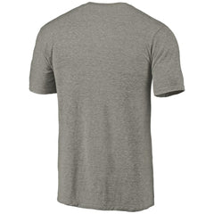 Carolina Hurricanes Distressed Team Logo Tri-Blend T-Shirt - Ash - NHL