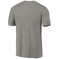 Colorado Avalanche Distressed Team Logo Tri-Blend T-Shirt - Ash - NHL