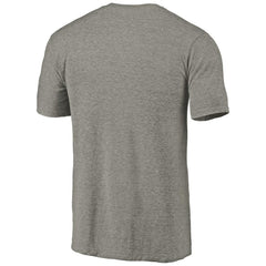 Tampa Bay Lightning Distressed Team Logo Tri-Blend T-Shirt - Ash - NHL