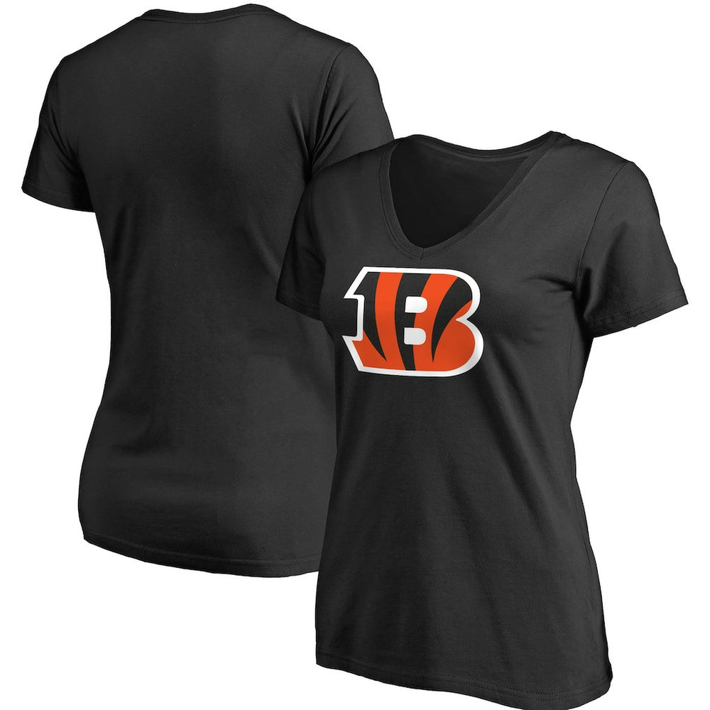 Cincinnati Bengals Women's Primary Team Logo T-Shirt Black | NFL