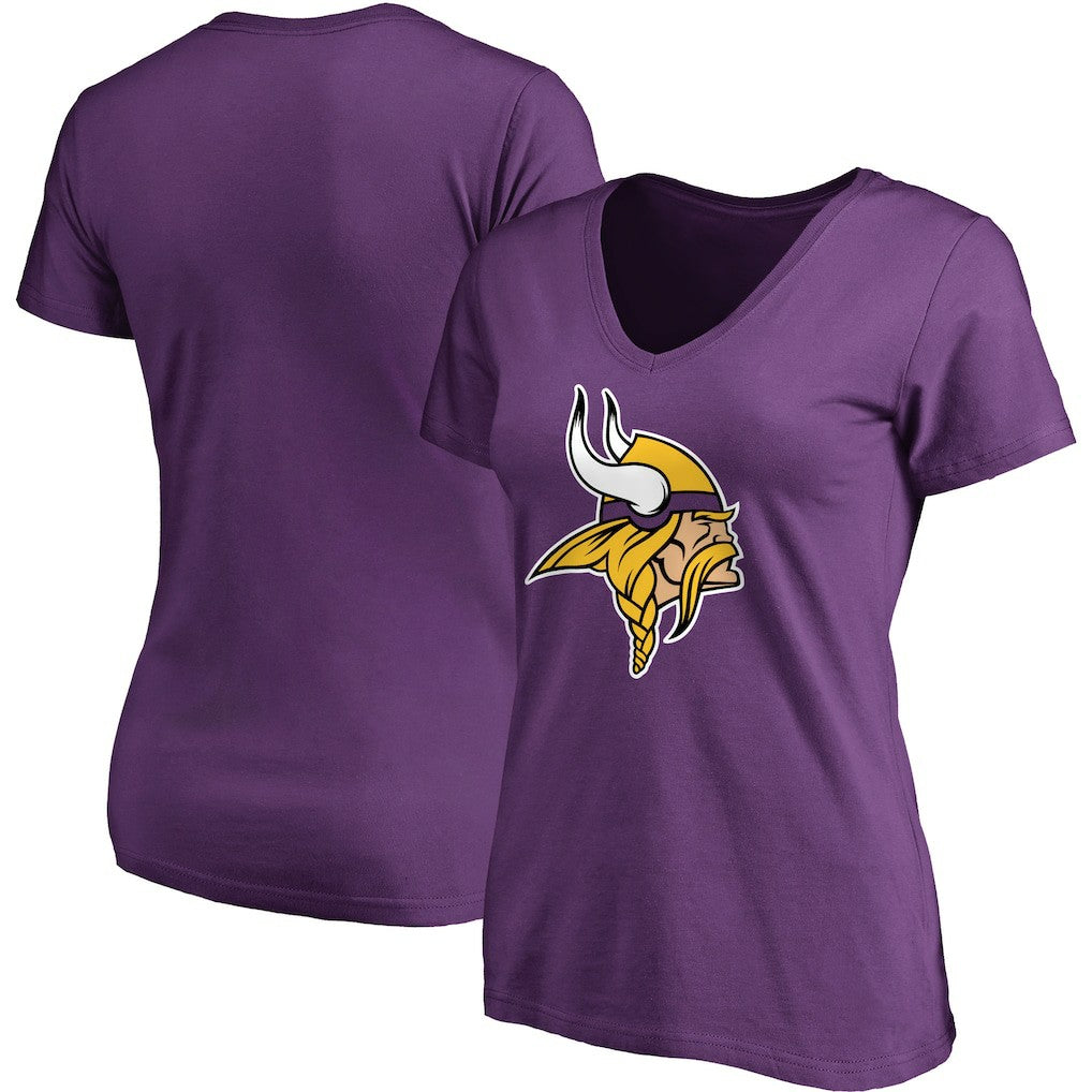 Minnesota Vikings Women's Primary Team Logo T-Shirt Purple | NFL