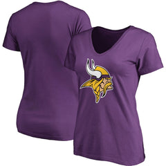 Minnesota Vikings Women's Primary Team Logo T-Shirt Purple | NFL