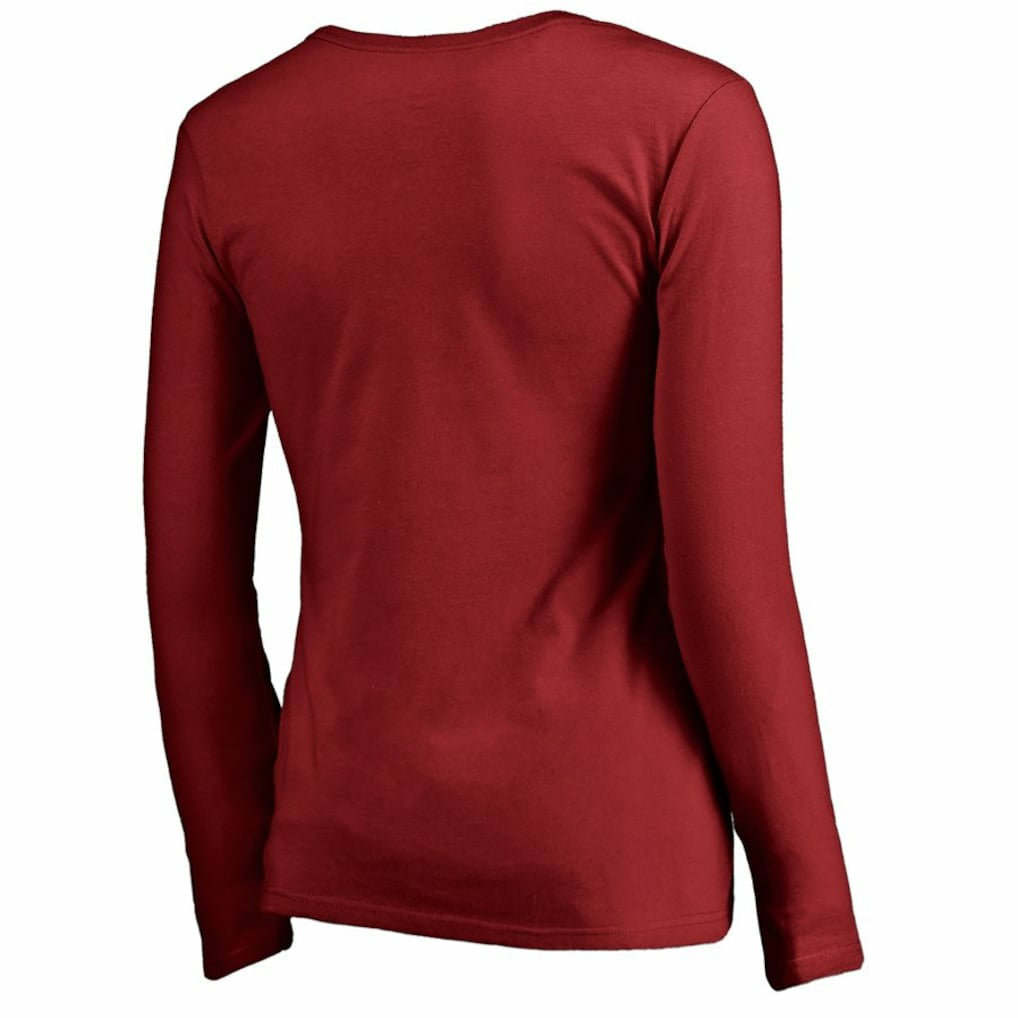Arizona Cardinals Women's Primary Team Logo Long Sleeve T-Shirt Cardinal | NFL