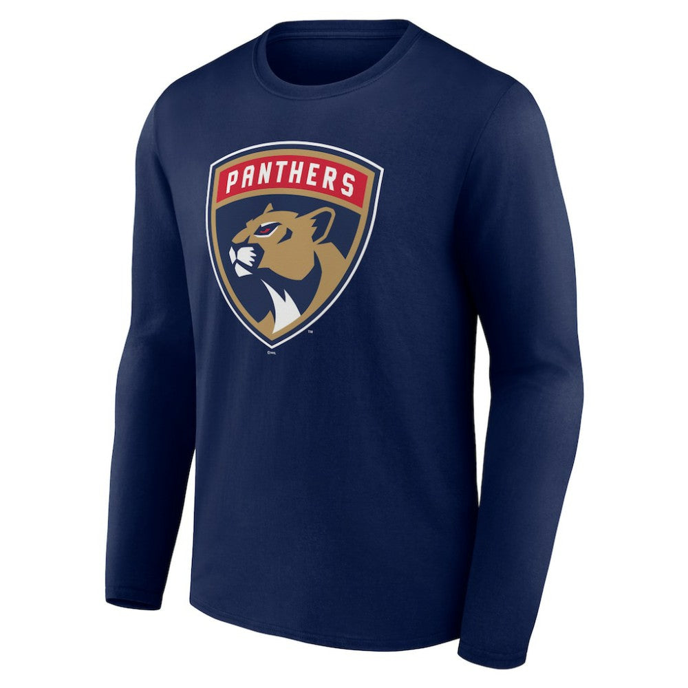 Florida Panthers New Logo Long Sleeve T-Shirt - Navy - NHL