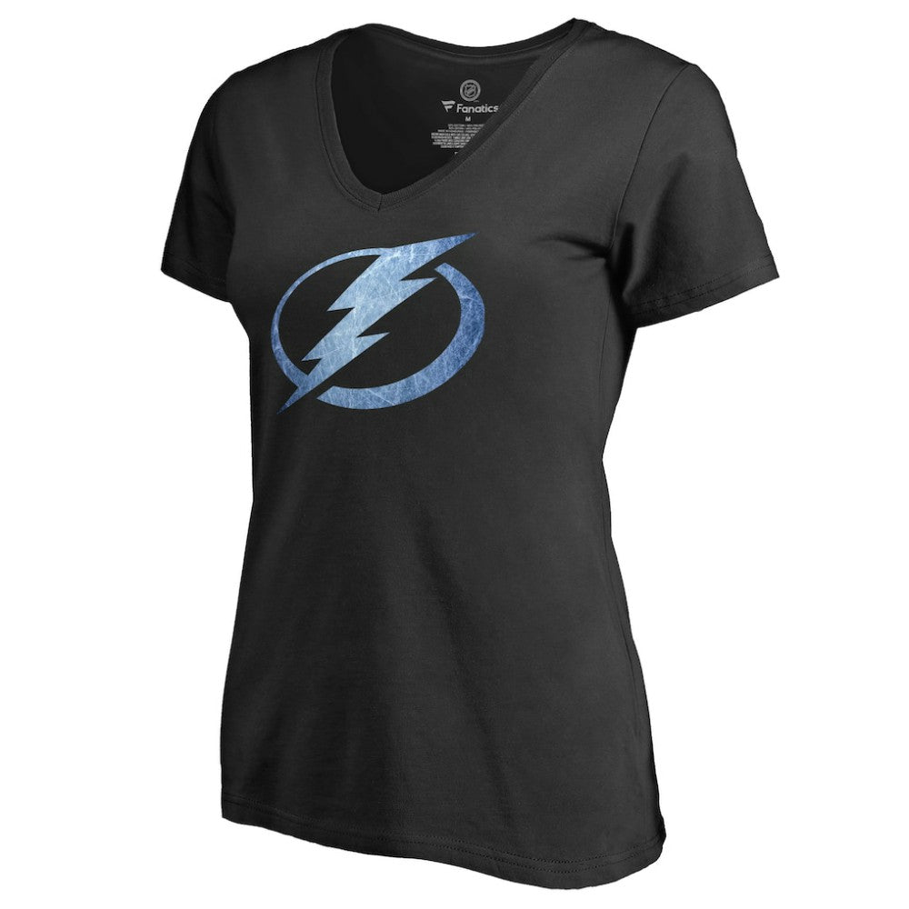 Tampa Bay Lightning Women's Pond Hockey T-Shirt - Black - NHL