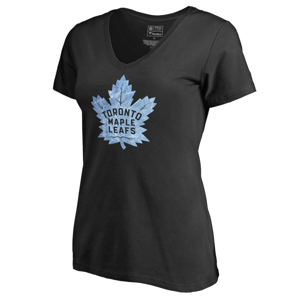 Toronto Maple Leafs Women's Pond Hockey T-Shirt - Black - NHL