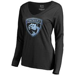 Florida Panthers Women's Pond Hockey Long Sleeve T-Shirt - Black - NHL