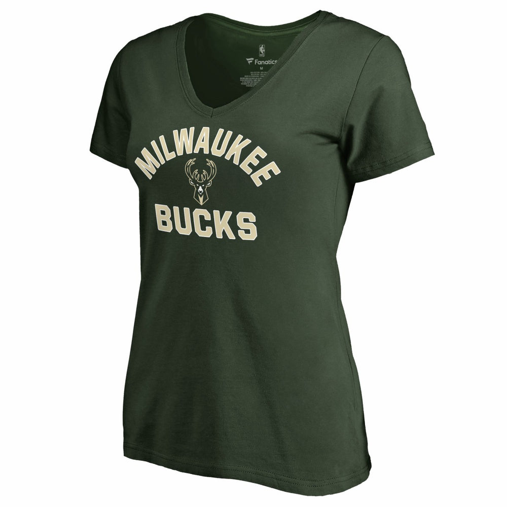 Milwaukee Bucks Women's Overtime T-Shirt Green - NBA