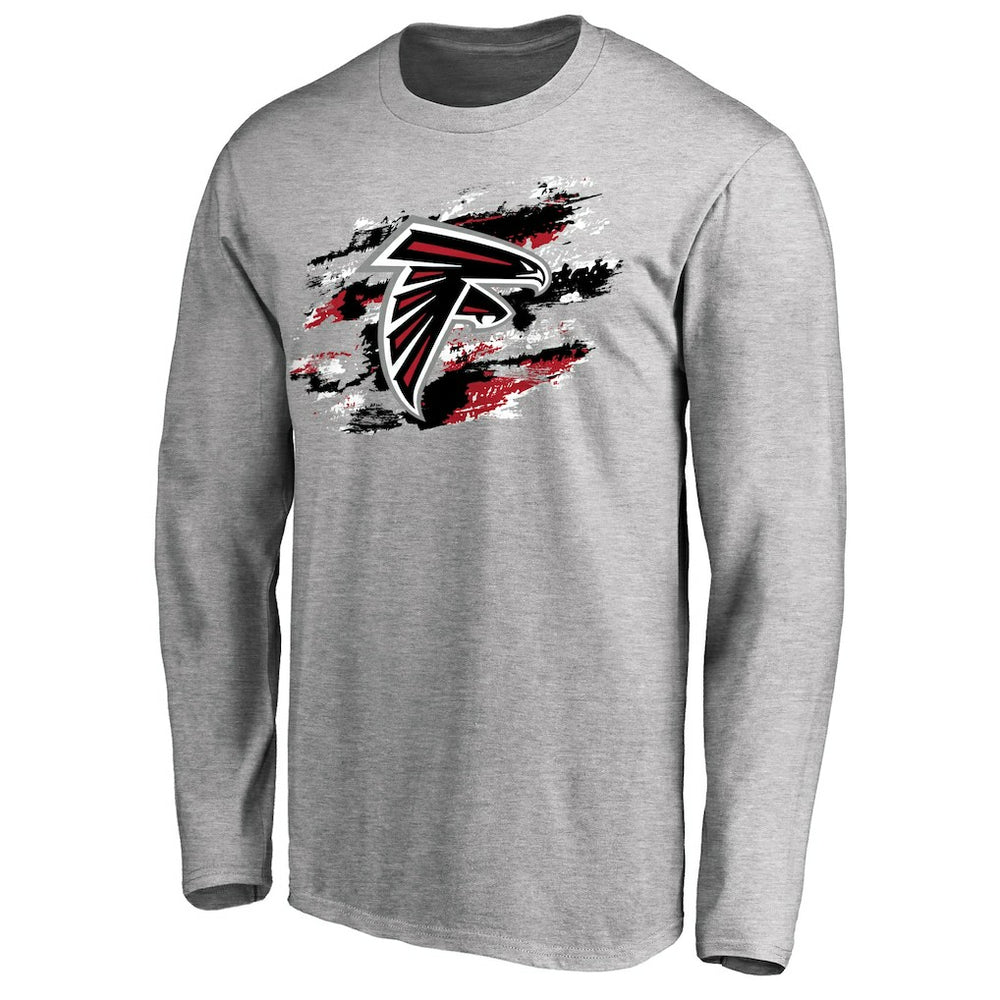 Atlanta Falcons True Colors Long Sleeve T-Shirt Ash | NFL