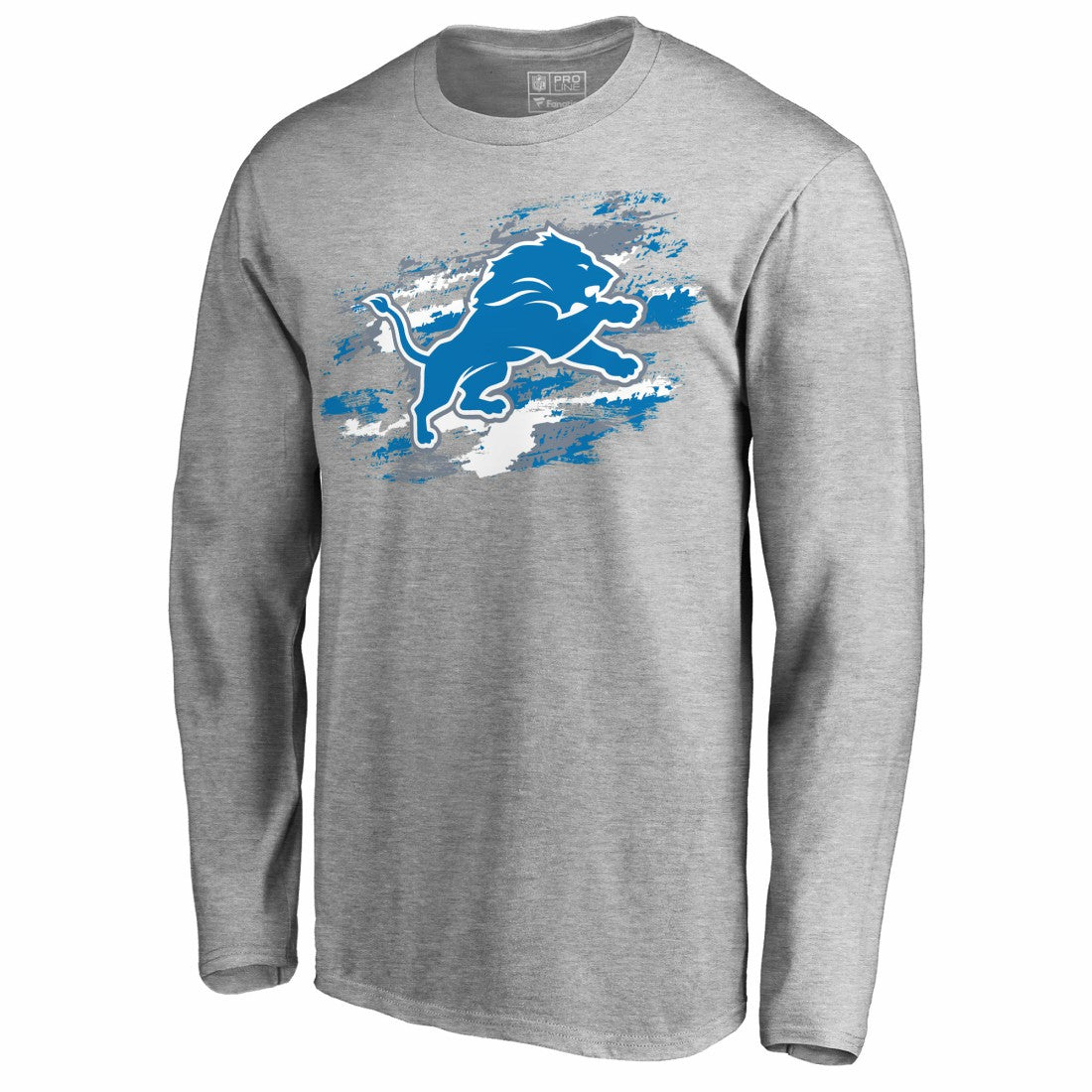 Detroit Lions True Colors Long Sleeve T-Shirt Ash | NFL