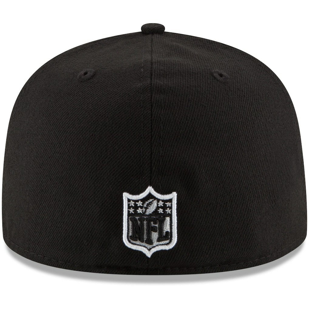 Chicago Bears New Era B-Dub 59FIFTY Fitted Hat Black | NFL