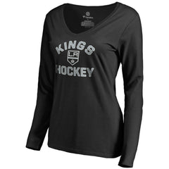 Los Angeles Kings Women's Overtime Long Sleeve T-Shirt - Black - NHL
