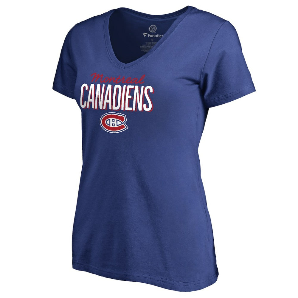 Montreal Canadiens Women's Nostalgia T-Shirt - Royal - NHL