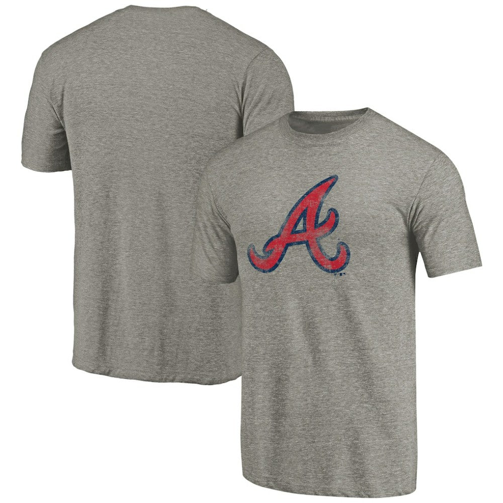 Atlanta Braves Distressed Team 2 Tri-Blend T-Shirt - MLB