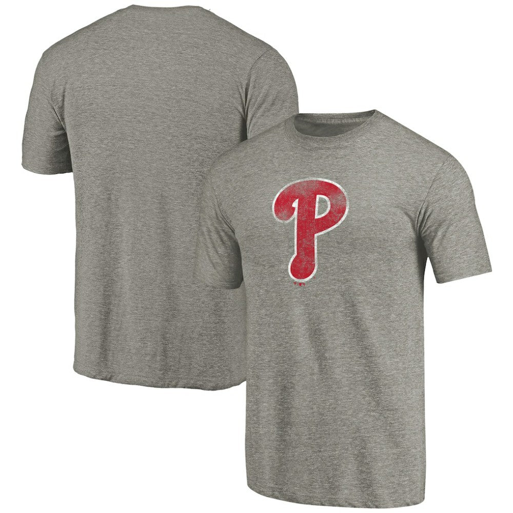 Philadelphia Phillies Distressed Team Tri-Blend T-Shirt - MLB