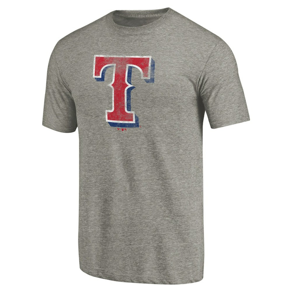 Texas Rangers Distressed Team Tri-Blend T-Shirt - MLB
